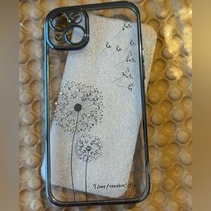 Luxury Platting Diamond Dandelion Cover For IPhone 14Plus